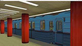 Ev3 in Klinikák metro station - OpenBVE