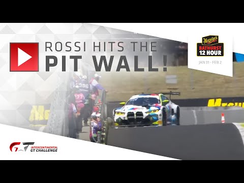 Valentino Rossi HITS Pit Wall! | Meguiar's Bathurst 12 Hour | IGTC 2025