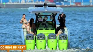 BACHELORETTE PARTY! Hottest Girls at Miami River | Boat Zone Miami