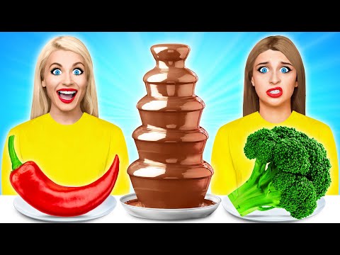 Desafío De Fuente De Chocolate | Impresionante Trucos de Cocina por Multi DO Food Challenge