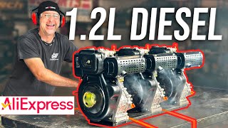 We Built a Custom Inline 3 Cylinder Diesel Engine from AliExpress Clones