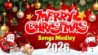 Top 100 Christmas Nonstop Songs Medley - Greatest Non Stop Christmas Songs -  Merry Christmas Songs