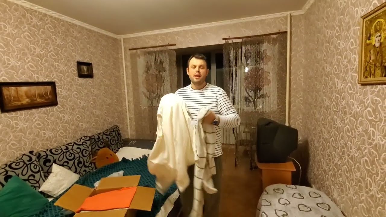 Посылка из Америки! Уменьшилась грудь! Отдал футболку Самвелу