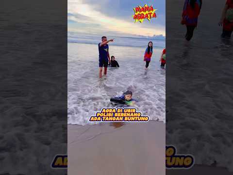 Agra di usir polisi berenang ada tangan hantu 😱Part 929