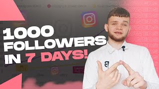 1000 Followers In 7 Days Challenge! RANDOM NICHE!
