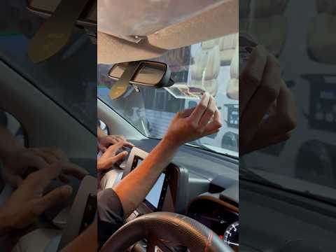 Car Fast Tag Holder Install #carfasttag #caraccessories #carlover #reels #modified #shorts