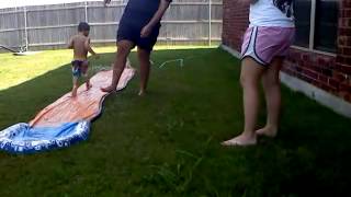 Christian slip n sliding!