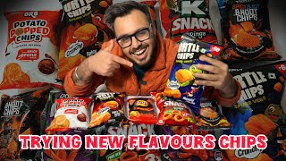 Trying Top 10 Hot & Spicy Chips !
