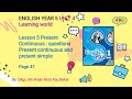 Present Continuous vs Present Simple