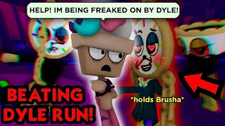CATCHING A FREAKY DYLE! playing as Brusha in Dandy's World (Floor 20+ run / beating Dyle floor!)