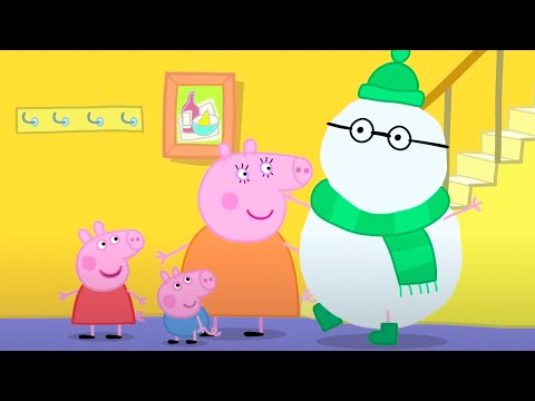 Papa Schwein ist ein Schneemann? | Peppa-Wutz Volle Episoden |