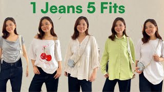 One Jeans, Five Styles 🌸| Budget-Friendly & Great Quality💸