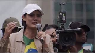 MICHELLE BOLSONARO VAI ÀS LÁGRIMAS NA AV. PAULISTA - 07 DE SETEMBRO DE 2025
