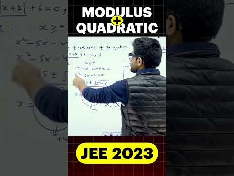 Mod with Quadratic? Solve Like This in JEE!