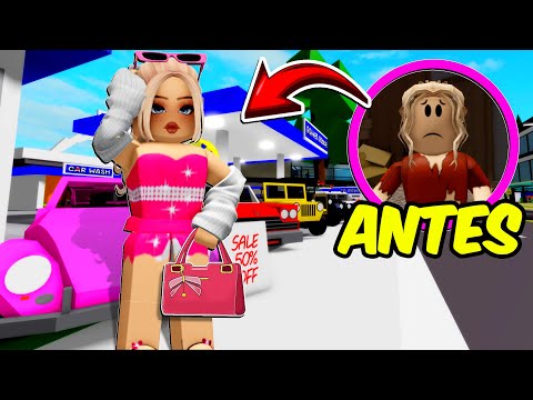 A ÓRFÃ HUMILHADA FICOU MILIONÁRIA VENDENDO CARROS DA ATUALIZAÇÃO | Historinhas Brookhaven Roblox