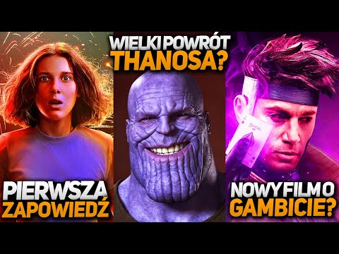 Zapowiedź 5 sezonu STRANGER THINGS! Powrót THANOSA do MCU? Solowy film o GAMBICIE i film GRA O TRON