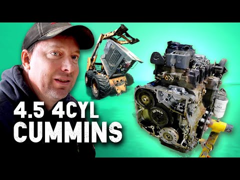 4.5L Cummins Teardown! Case 430 Skid Steer Fell Over [EP2]