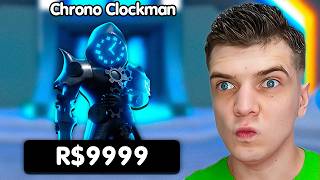 Chrono Clockman ЗА 9999 ROBUX?! Новый ЭКСКЛЮЗИВ на 24 ЧАСА! toilet tower defense ROBLOX