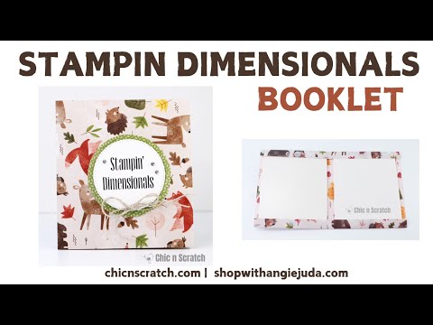 Stampin Dimensionals Booklet