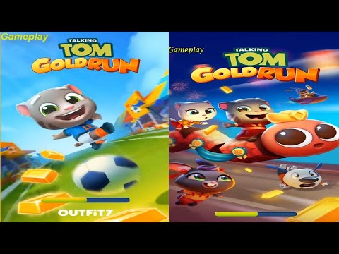 Talking Tom Gold Run old version VS New Snake Off Tom Chasing for Snakes WORLD CUP2018  Football TOM