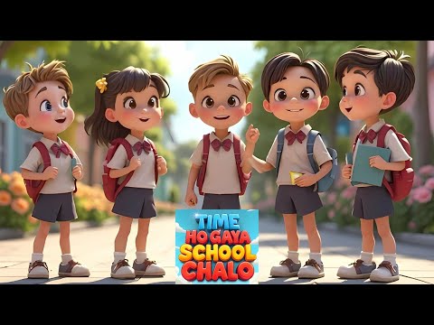 Time Ho Gaya School Chalo - Googly Kids Rhymes