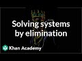 Solving Systems of Equations with Elimination