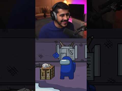 ماينكرافت في امونق اس 😂