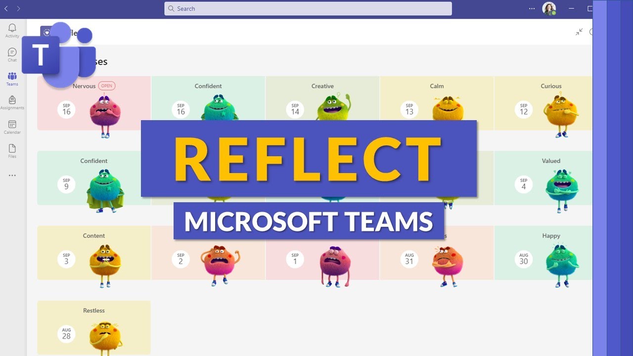How to use Reflect in Microsoft Teams for Education