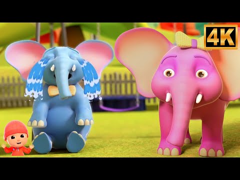 Do Mota Hathi, एक मोटा हाथी, Hathi Dada + Hindi Rhymes and Elephant Song by Kids
