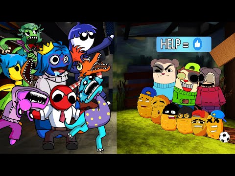 FNF Characters Test Nugget Vs Jimmy & New Max Vs Rainbow Friends in Inside Out 2 🎶 GamePlay x Roblox