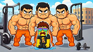 Fuí a la PRISIÓN de ABUSONES en Roblox!