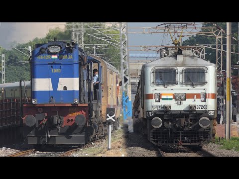 Rapid Arrivals and Superb Acceleration TRAINS | Powerful ELECTRIC & DIESEL Trains | Indian Railways