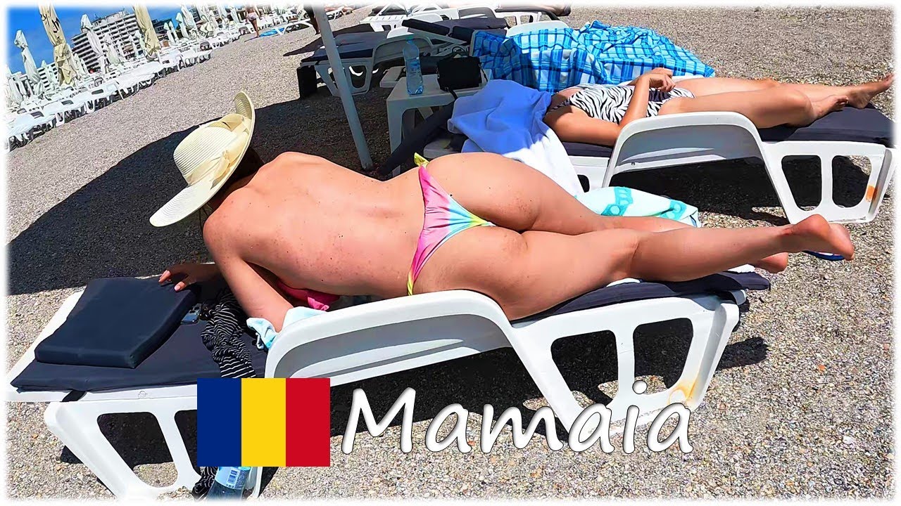 🇷🇴 Mamaia Romania Beach Walk 🏖 4K Walking Tour ☀️ 🇷🇴 (Sunny Day)