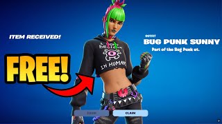 How To get Free BUG PUNK SUNNY skin in Fortnite ( Six Stack Pure chaos Blitz)