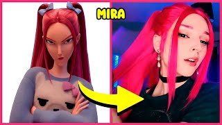 KPOP Demon Hunters in a TikTok Real Life Part 2~ Guess the Characters & Songs by Their Voice Rumi &
