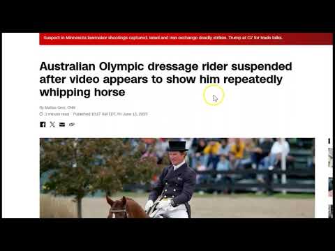 Olympic Rider to Shame: The Dark Truth of an Olympic Rider's Abuse - Video Hitting Horse 42 Times