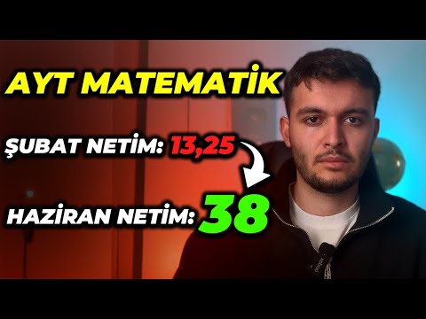 NASIL 4 AYDA AYT MATEMATİKTE BU KADAR GELİŞTİM ? Hangi Kaynakları Çözdüm? #yks