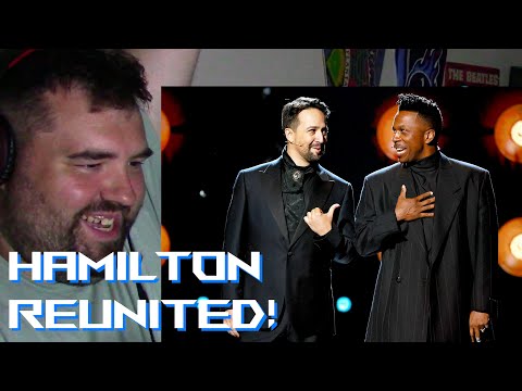 Singer reaction to HAMILTON REUNION PERFORMANCE on the Tony Awards 2025