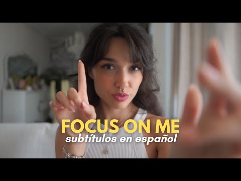 My First English ASMR 🫣 | Follow My Instructions (Focus on Me for Sleep & Tingles)  [Sub. ESP]