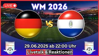 🔵Deutschland vs. Paraguay |Sechzehntelfinale|Germany vs. Paraguay FIFA WM 26 Talk & Reaktionen Handy
