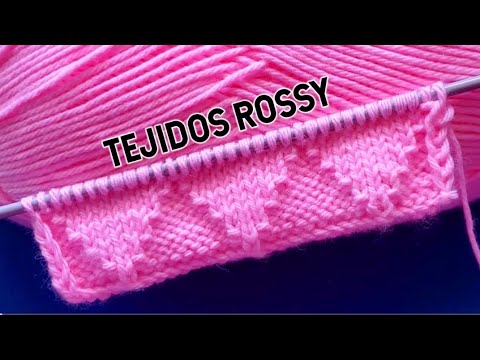 HERMOSO PATRÓN PARA TEJER CHOMPAS CHALECOS SUÉTER A DOS AGUJAS  / TEJIDOS ROSSY #tejido