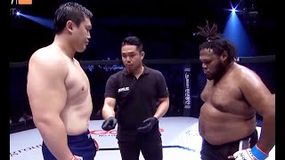 Giants Hammer Punches Inside The Ring! (Brutal MMA Fights)