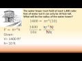 Calculating the Radius of a Cylinder from Volume and Height
