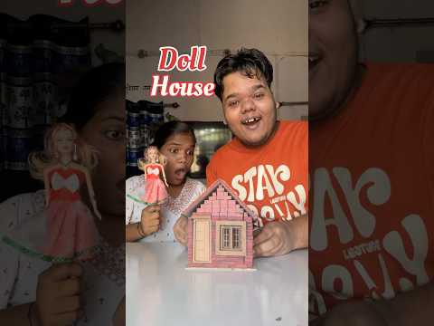 My Sister Vs Me : Who will make the best Dollhouse #shorts