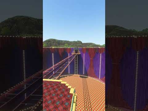 Glass Bridge from Squid Game in Minecraft! #minecraft #squidgame