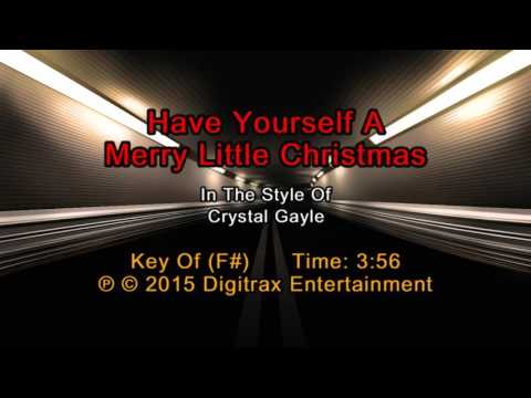 Crystal Gayle – Have Yourself A Merry Little Christmas  (Backing Track)