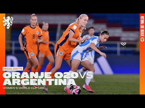 💥 Intens #U20WWC duel met 6️⃣ goals | Highlights Oranje O20 (v) - Argentina