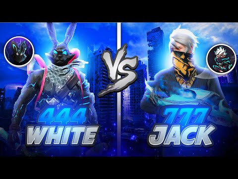 JACK FF ⚔️ WHITE444 | 1 VS 1 Full Gameplay  3D ROM 👑 | جاك ضد وايت واحد ضد واحد !!!