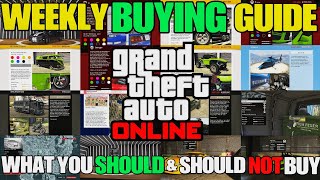 GTA Online Weekly BUYING Guide! What You Should and Should Not Buy!