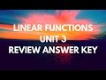 Linear Functions Review Challenge